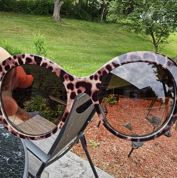 Dolce & Gabbana Women's Acetate Woman Round Sunglasses, Havana - Picture 10 of 10